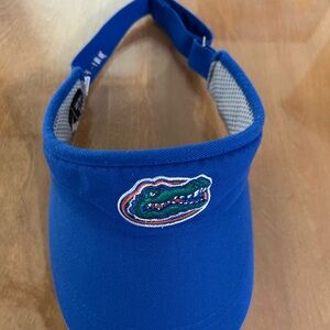 Blue Adult Licensed University of Florida College Visor with Embroidered Logo
